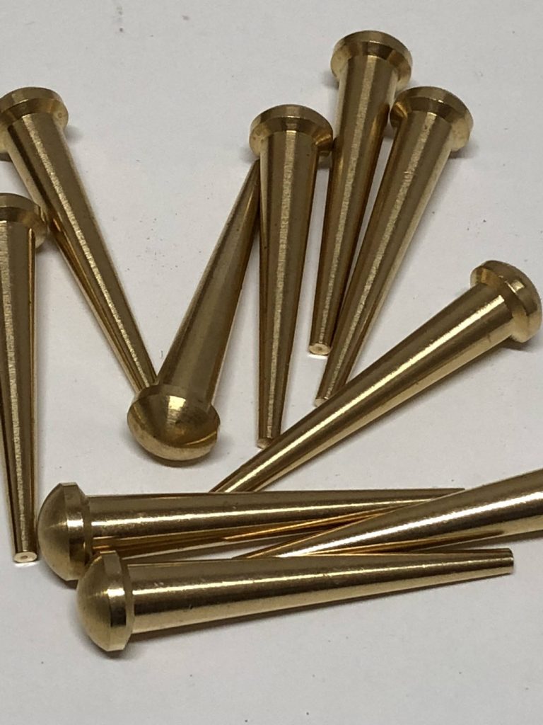 10 Goupilles Laiton Diamètre 1/4" X Longueur 1" - Goupilles De Cisaillement/cheville