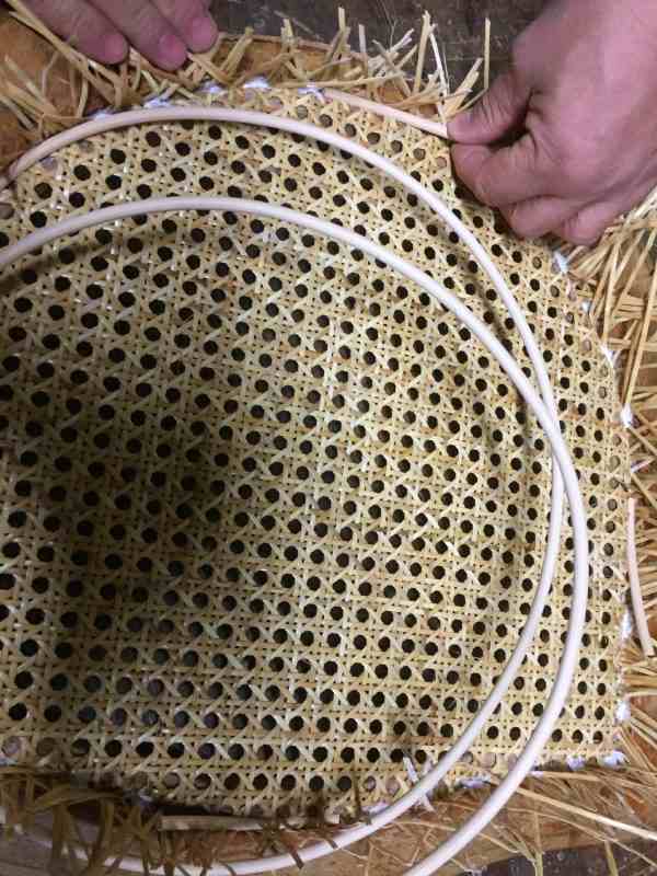 Rouleau De Cannage Rotin Naturel 80x200 Cm - Tissu Pré-tissé Pour Restauration Meubles, Tête De Lit, Porte